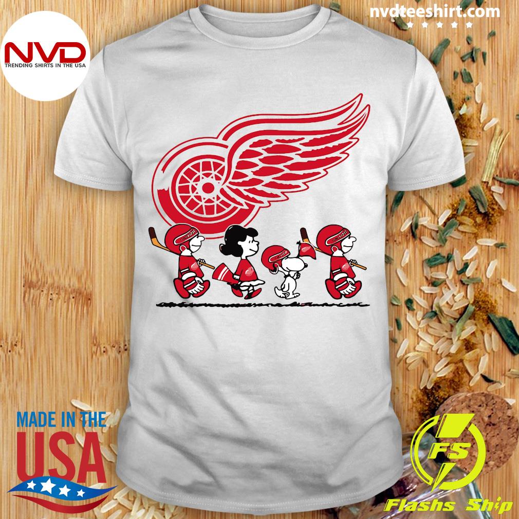 Detroit Red Wings Snoopy Lover Snoopy Hawaiian Shirt Summer Shirt
