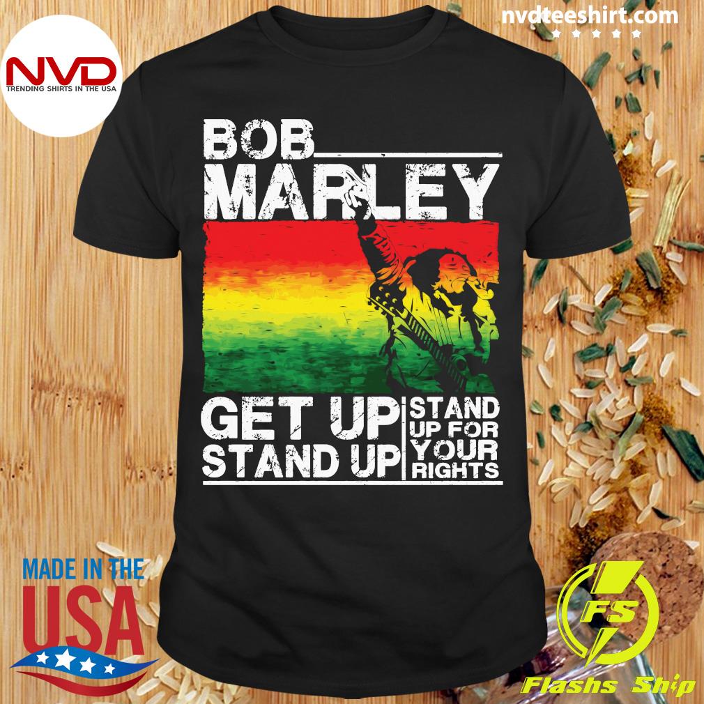 Stand Up Bob Marley # 12-8 x 10 Tee Shirt Iron On Transfer Get Up 