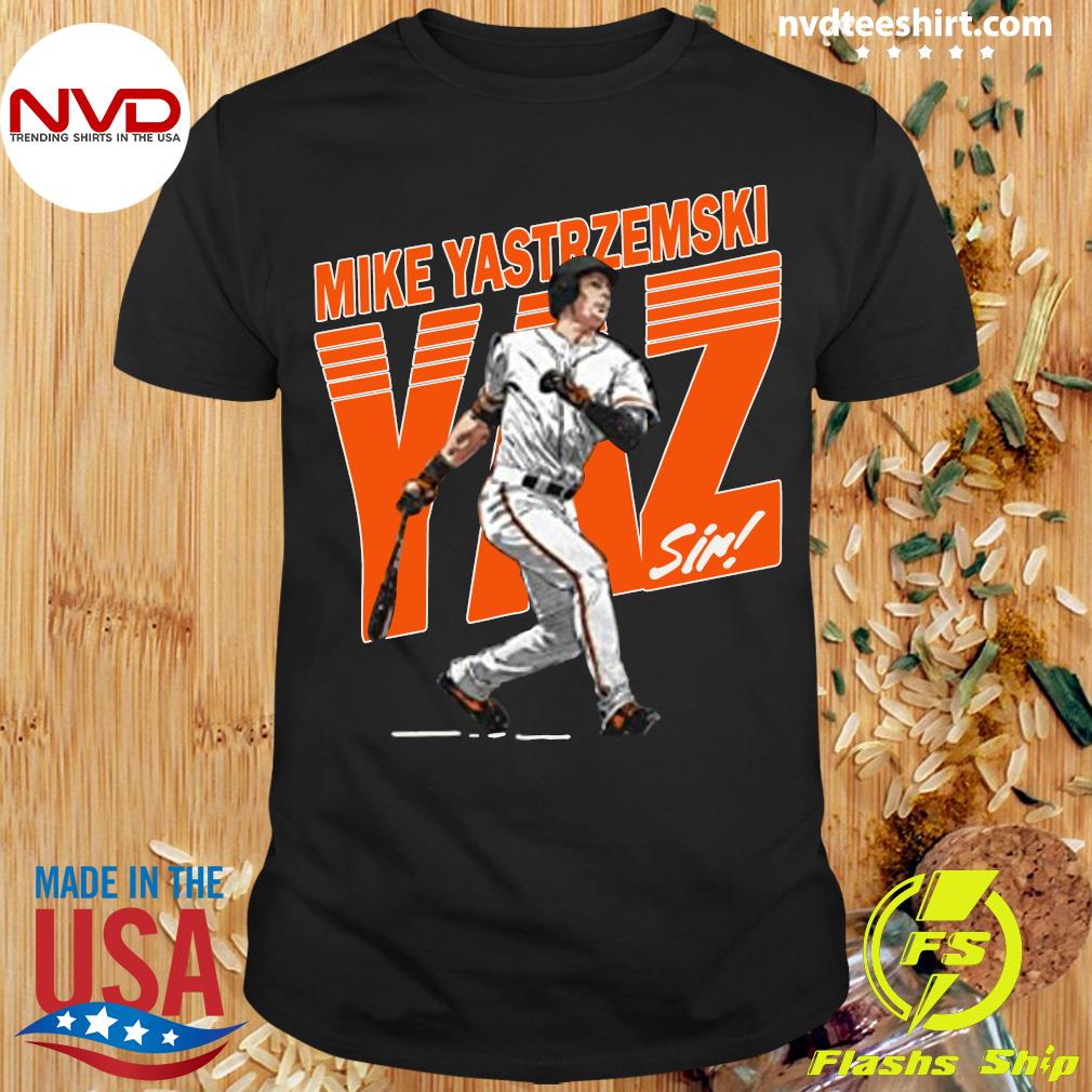 Mike Yastrzemski T-Shirt San Francisco Giants Soft Jersey #5 (S-2XL) Yaz