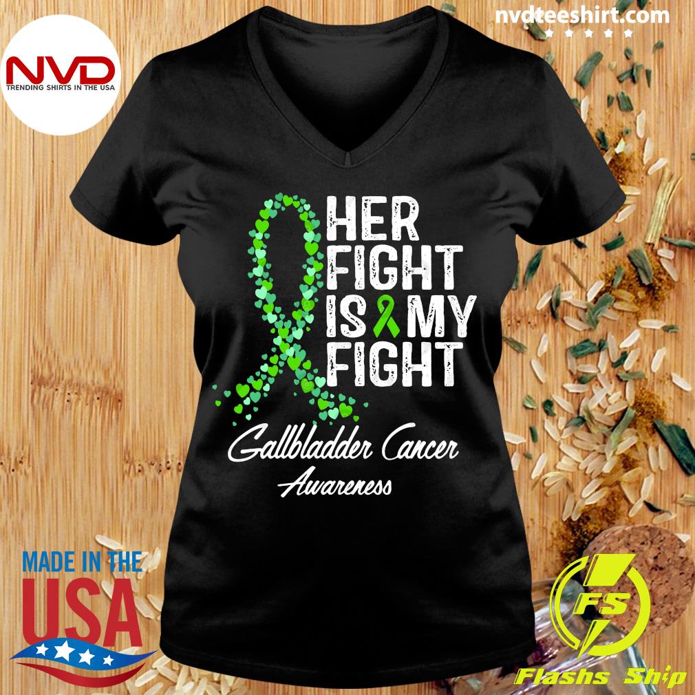 Gallbladder Cancer Support Warrior Friends Don't Let Friends Fight Cancer Alone Green Ribbon Gallbladder Cancer Awareness TShirt