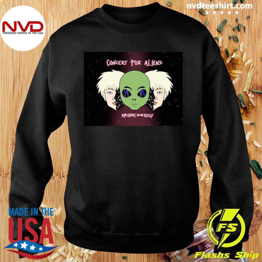 Official Concert For Aliens Machine Gun Kelly Shirt Nvdteeshirt