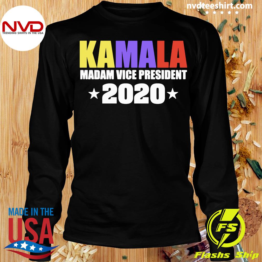 Kamala Harris Madam Vice President T-Shirt Black S-5XL