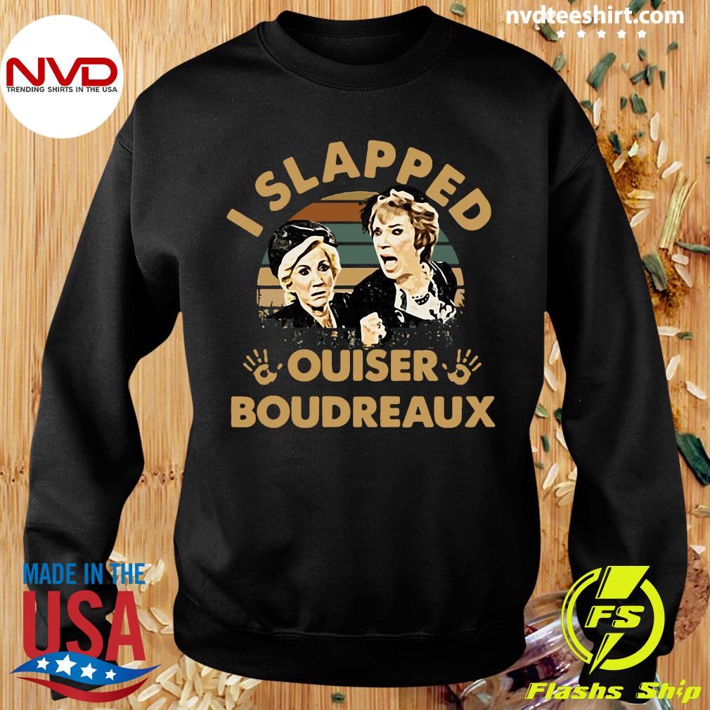 Steel Magnolias I Slapped Ouiser Boudreaux Ladies Black T Shirt Cotton S-3XL 