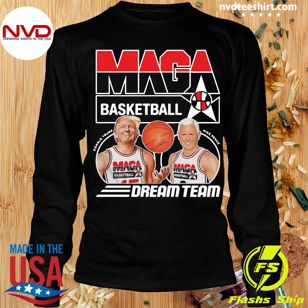Donald Trump And Biden Maga Basketball Dream Team Shirt - ValleyTee