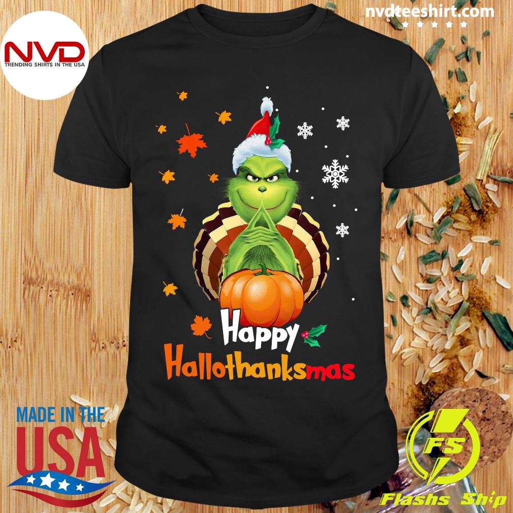 happy hallothanksmas shirts