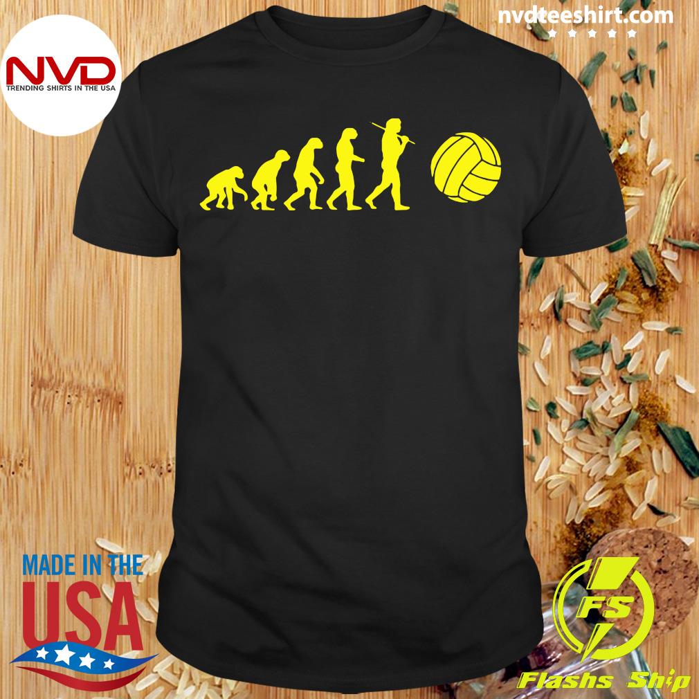 Funny Evolution Sport Volleyballer Ball Dig Shirt - NVDTeeshirt
