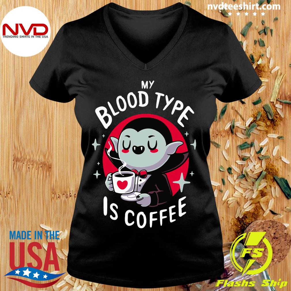 blood type coffee shirt