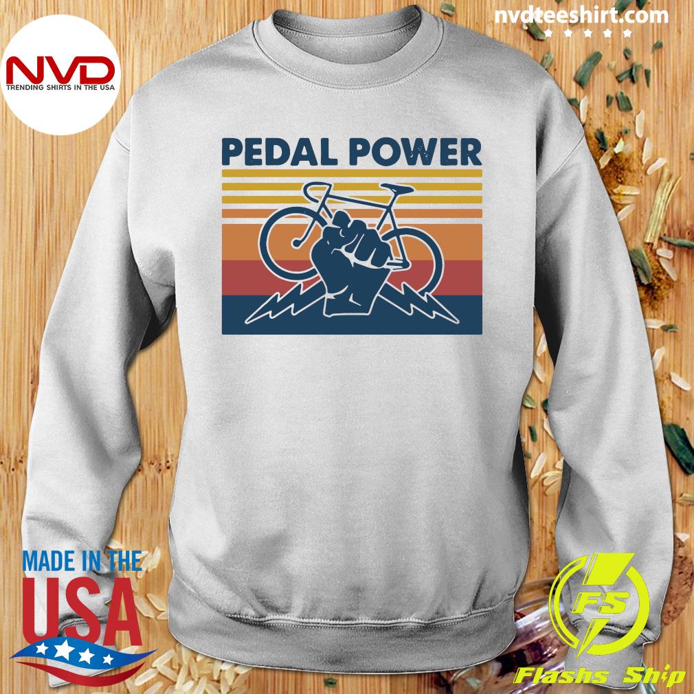 Pedal power shirt Vintage T Shirt Retro Vintage T Shirt