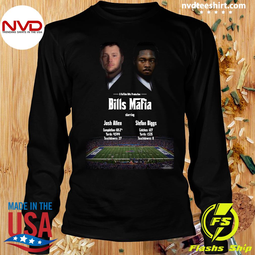 Buffalo Mafia Football Player Josh Allen Stefon Diggs NFL Shirt -  Guineashirt Premium ™ LLC