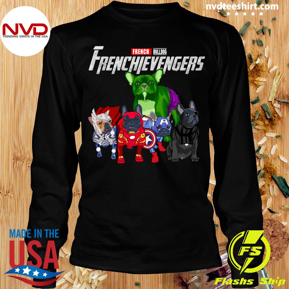 Frenchie avengers shop t shirt