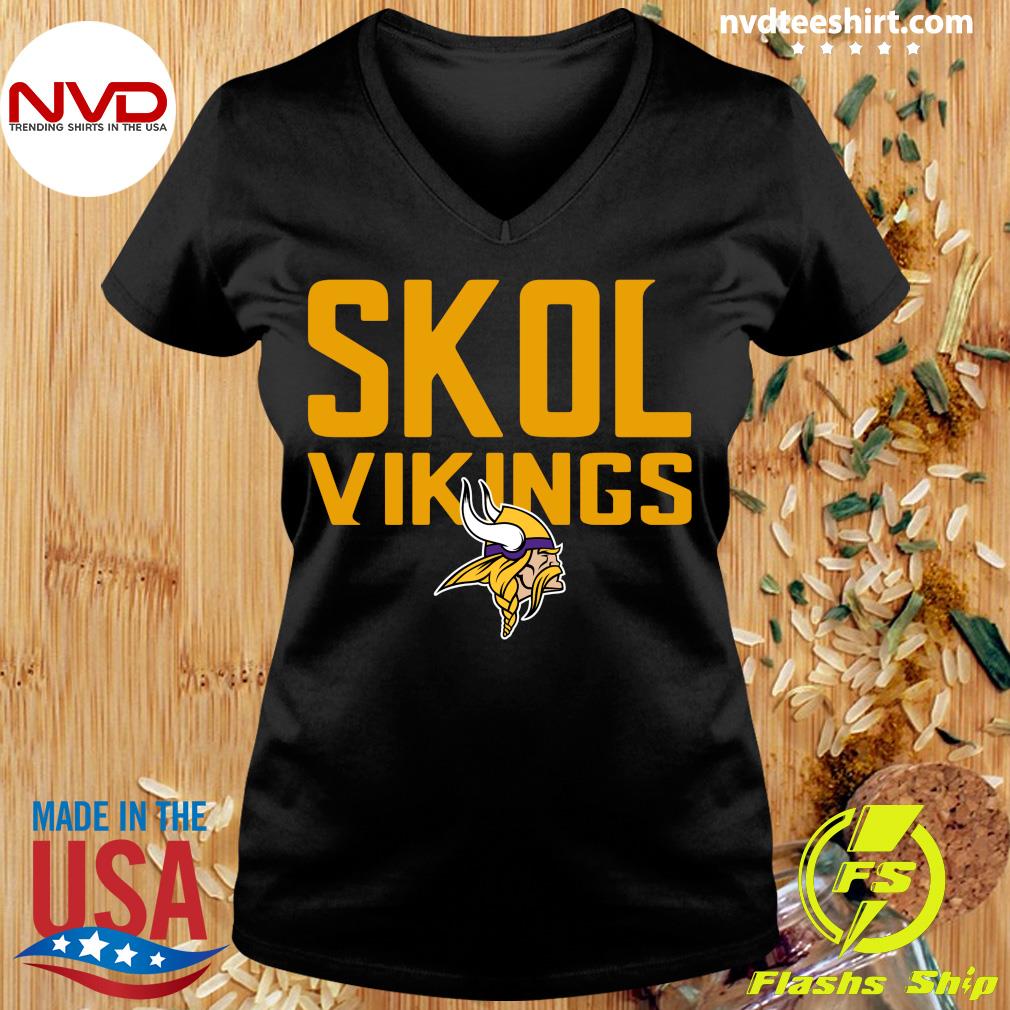LuckyLuDesigns Leopard Minnesota Vikings T-Shirt for Women | NFL MN Skol Vikes | Medium
