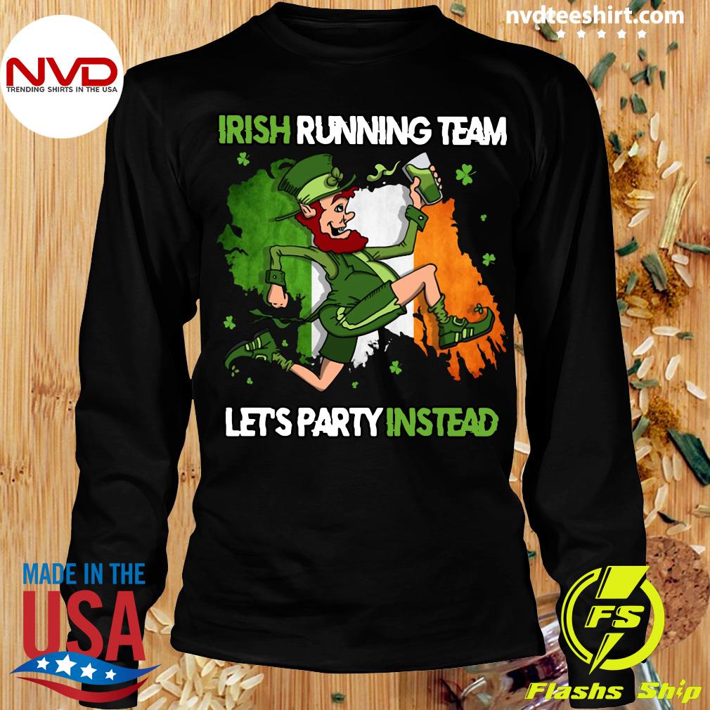 st patrick running shirt