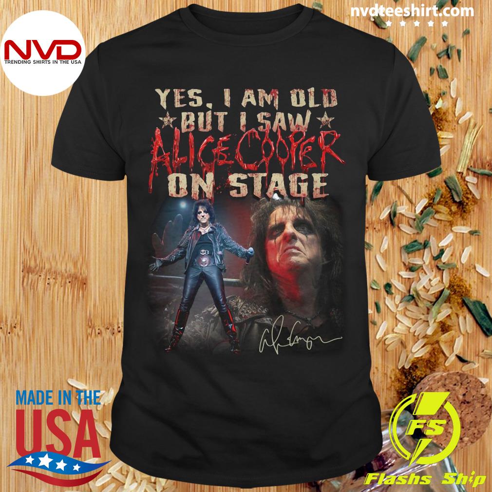 Oui I Am Old But I Saw Alice Cooper sur scène Tasse à café