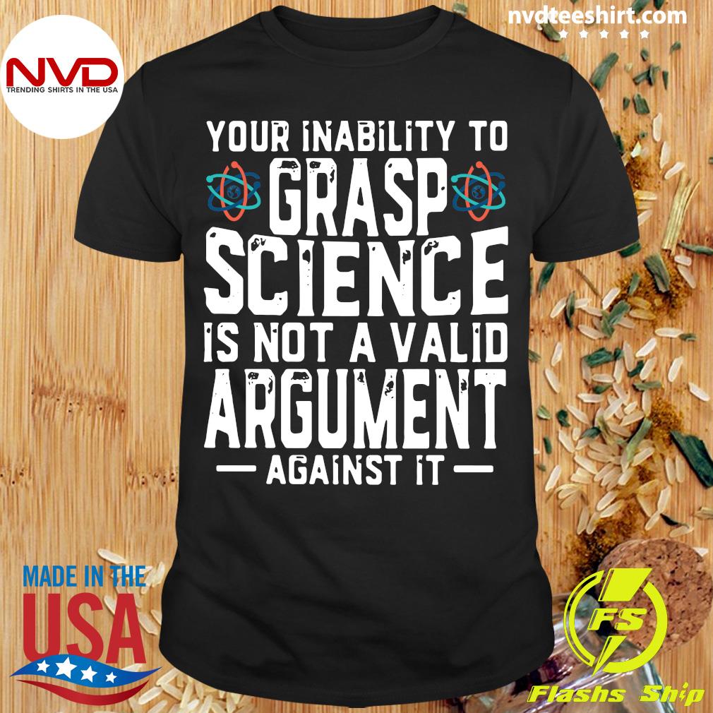 16x16 Multicolor Science Is Real Graphic Gift Apparel Your Inability to Grasp Science is Not A Valid Argument Gift Throw Pillow