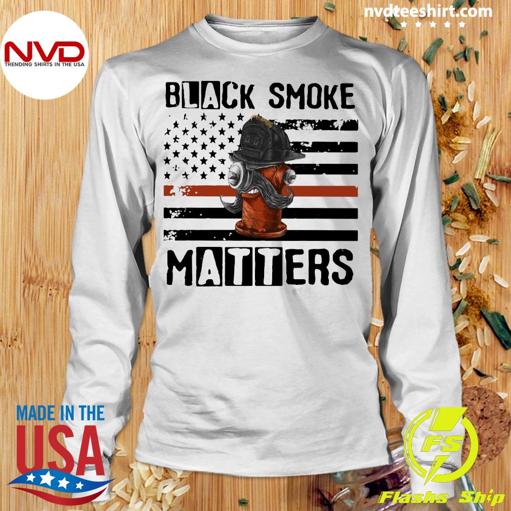 black smoke matters t shirt